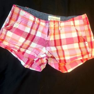 Plaid shorts